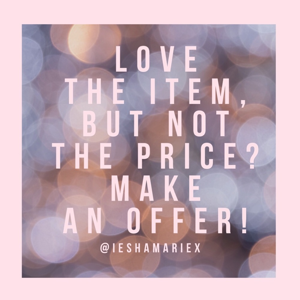 All Reasonable Offers Accepted!💗💕